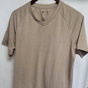 BYLT V-neck T-shirt in light tan